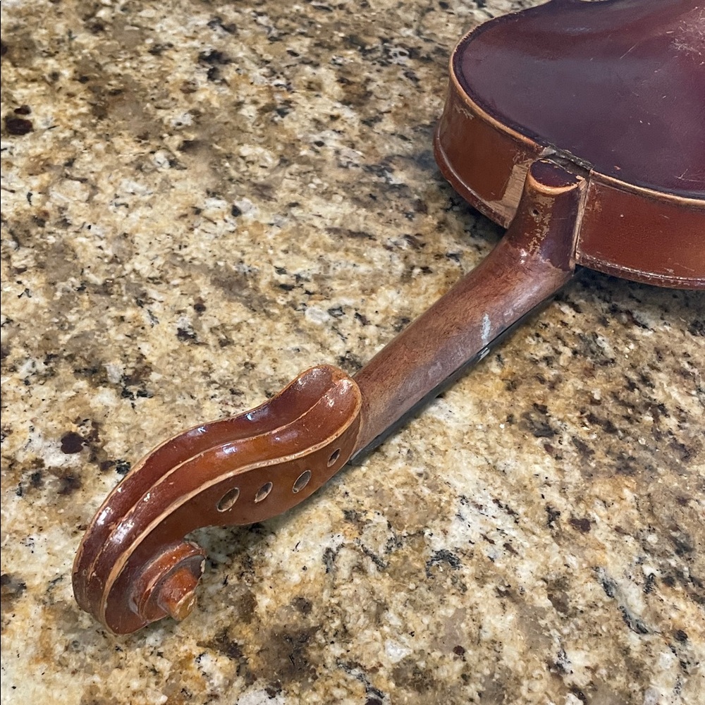 Stradivarius Rustic Brown Violin  ~ Label inside - Picture 13 of 13